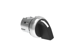 Przełącznik 2 pozycyjny 0-1 metalowy fi22mm pokrętło krótkie LPSS120