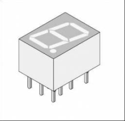 HDSP-A103 7.6mm Wyświetlacz 7 SEG czerwony 637nm