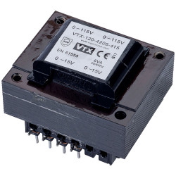 Vigortronix VTX-120-4206-415 PCB Transformer 115V&#x2B;115V 6VA 15V&#x2B;15V