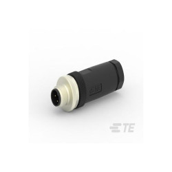 TE Connectivity T4111002041-000 Circular Connector M12 Male Straight Unshrouded