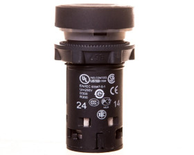 Przycisk z samoczynnym powrotem czarny 2NO XB7NA23 XB7NA23