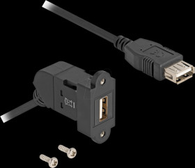 67152 USB 2.0 cable, A female to A female, 0.3 m