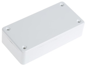 Obudowa Tworzywo ABS odporne na ogień szerokość zew. 50 mm długość zew. 100 mm wys. zew. 25 mm Hammond IP54 Szary