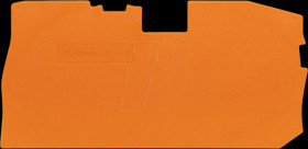 2016-7192 End and intermediate plate, thickness 1.0 mm, orange
