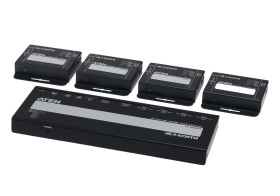 Rozdzielacz HDMI, HDMI, 4-portowy, 4096 x 2160 1 1, Aten