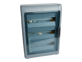 Rozdzielnica hermetyczna natynkowa 54 modułowa 3x18M drzwi transparentne listwy zaciskowe IP65 RN65 601947 LEGRAND