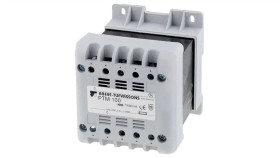 Ptm100/400/230V Transformator Sieciowy 100Va 400Vac 230V Na Szynę Din Ip21