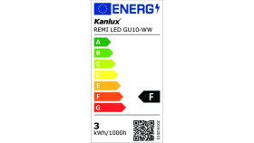 Żarówka Led Gu10 Remi Led Gu10-Ww 180Lm 3000K Barwa Ciepła 33081