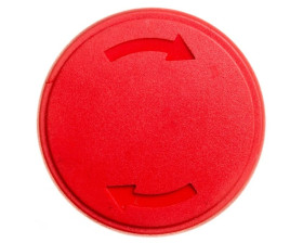 Napęd przycisku bezpieczeństwa czerwony φ 30mm odblokowanie przez obrót do zatrzymania awaryjnego, zgodnie z ISO13850 LPCB6634