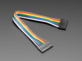Adafruit 2.54mm 0.1" Pitch 10-pin Jumper Cable - 20cm long