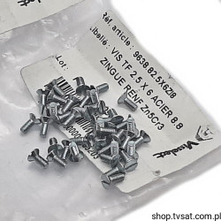 0303-M2.5-6 M2.5x6/DIN963 NFE25123 SCREW VISSE