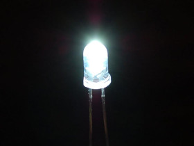 Adafruit Super Bright White 5mm LED (25 pack)