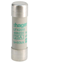 Wkładka bezpiecznikowa cylindryczna CH-14 14x51mm aM 25A. 500VAC LF425M HAGER