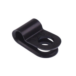 3mm Black Nylon P Clip - Pack of 100