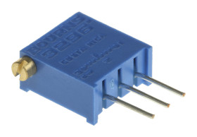 Potencjometr dostrojczy 1kΩ THT 0.5W 25 -zwoje Regulacja boczna 2,19 mm