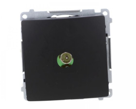 Simon Basic Gniazdo antenowe pojedyncze końcowe (moduł) czarny (zastępuje BMAK1.01/..) BMAK3.01/49