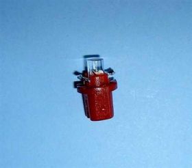 T-5 12V RED LED COKÓŁ!PLASTIKOWY