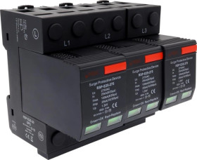 Ogranicznik przepięć Klasa I+ II (T1+T2) 230 V AC Iimp 25kA 10/350 Imax 100kA RSP-E25-30 2617365