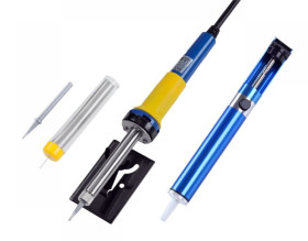 [Zestaw] lutownica grotowa z akcesoriami + odsysacz ZD920B