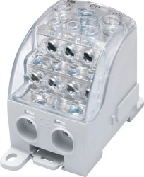 Blok rozdzielczy - uniwersalny Al/Cu SUB 490 (82090) SIMBLOCK szary 81652002