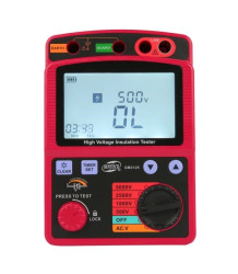 Miernik do pomiaru rezystancji izolacji wysokim napięciem 5,0kV tester cyfrowy LCD do instalacji elektrycznych GM3125 BENETECH