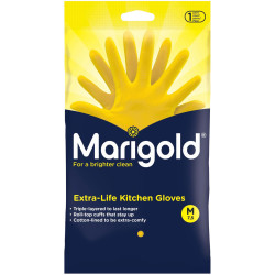 Marigold 175438 Extra-Life Kitchen Gloves - Medium (6 Pairs)