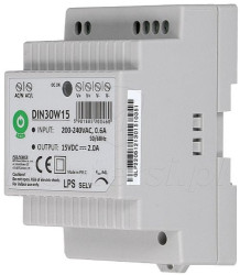 DIN30W15 zasilacz impulsowy 15V / 2A / 30W