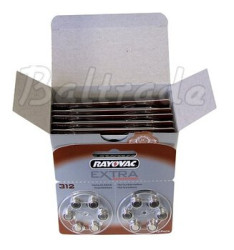 600 x baterie do aparatów słuchowych Rayovac Extra Advanced 312 (podwójny blister)
