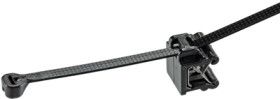 Edge clip, max. bundle Ø 51 mm, PA/galvanized steel, black, (L x W x H) 203 x 14.7 x 16 mm, CMSA24-B2S-D300