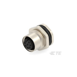 TE Connectivity T4131012081-000 Circ Metr Male Connector M12 A-Code 8P Shrouded