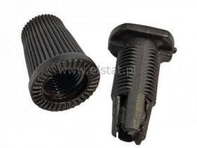 Zacisk zabezpieczający do przewodu