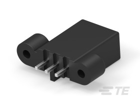 Złącze samochodowe 3-pinowe TE Connectivity -rzędowe Męski MQS Przewlekany Solder, Through Hole Nagłówek do montażu na