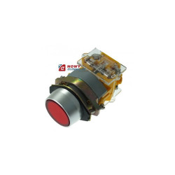 Przycisk LAS0A1Y11ZR stab. stab. czerw.IP67 22mm 1NO1NC/przełącznik