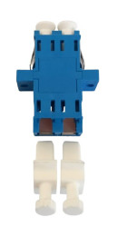 Adapter światłowodowy typ LC do PC Duplex Wielomodowy, jednomodowy Niebieski RS PRO