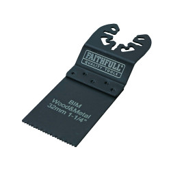 Faithfull M0010029-5PC Bi-Metal Flush Cut Wood/Metal Blades 32mm (Pack 5)