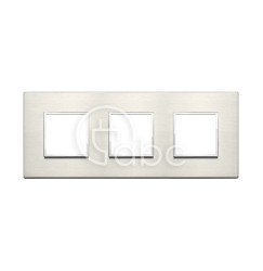 Ramka ozdobna Eikon Evo, 2+2+2M, Titanium, 21644.08