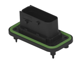 Wtyk PCB 15-pinowe raster: 6mm 2-rzędowe TE Connectivity Montaż na panelu Żeński 20A