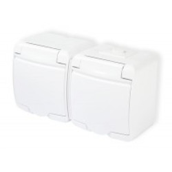 JUNIOR biały Gn.podw. IP54 GHE-2 kl.biała KARLIK