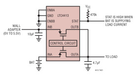 Dual 2.6A, 2.5V to 5.5V, Ideal Diodes in 3mm × 3mm DFN