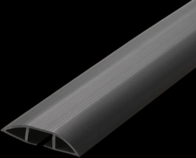 Wiring duct, (L x W x H) 1000 x 101.6 x 23.2 mm, PVC, black, BYB-5-05N6009