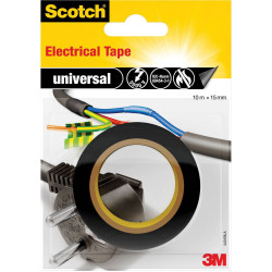 3M 4401BLA Universal Electrical Tape Scotch® Black 10 m x 15 mm 1 pc