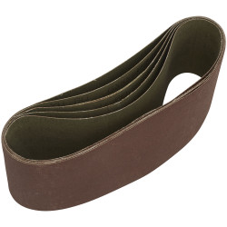 Sealey SB240457 76 x 457mm Sanding Belt 240Grit - Pack of 5