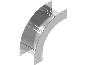 Łuk zewnętrzny 90st LZKSM400H200 grubość blachy 2,5mm 291243 BAKS
