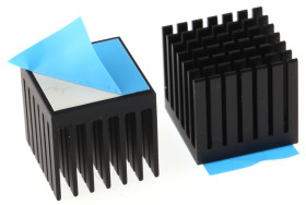 Radiator 20 x 20 x 19.1mm 14K/W Uniwersalny prostokątny Alu