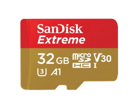 Karta pamięci SanDisk Extreme SDSQXAF-032G-GN6AA (32GB Class U3 Adapter, Karta pamięci)