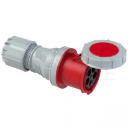 Gniazdo siłowe z klapką [5p] 63A 400V przenośne IP67 POWER TWIST PCE na kabel