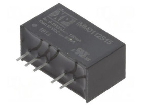 Przetwornica DC/DC 1W 9-18VDC / 15VDC 67mA SIP7 IMM0112S15