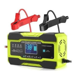 Prostownik automatyczny Compact do akumulatorów 12V/24V 5/10A z wyświetlaczem LCD KraftiDele