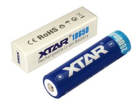 Akumulator 18650 2600mAh z zabezpieczeniem Xtar
