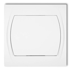 LOGO Przycisk jednobiegunowy biały LWP-4.1